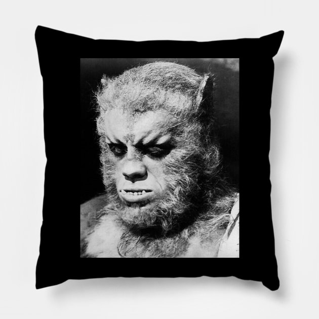 Vintage Oliver Reed The Curse Of The Werewolf 1961 Pillow by SDM900