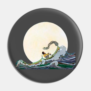 Alone with the moon Pin