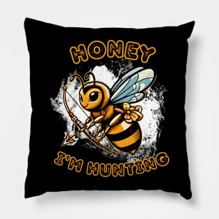 Bee hunting Pillow