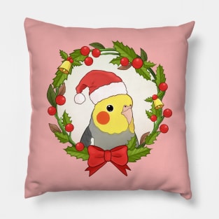 Christmas Cockatiel Pillow