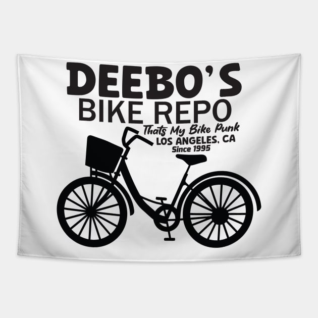 Deebo's Bike Repo Tapestry by aidreamscapes