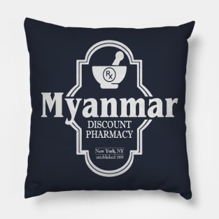 Myanmar, NYC's Discount Pharmacy Pillow