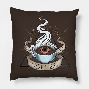 The Holy Trinity of Caffeine Pillow