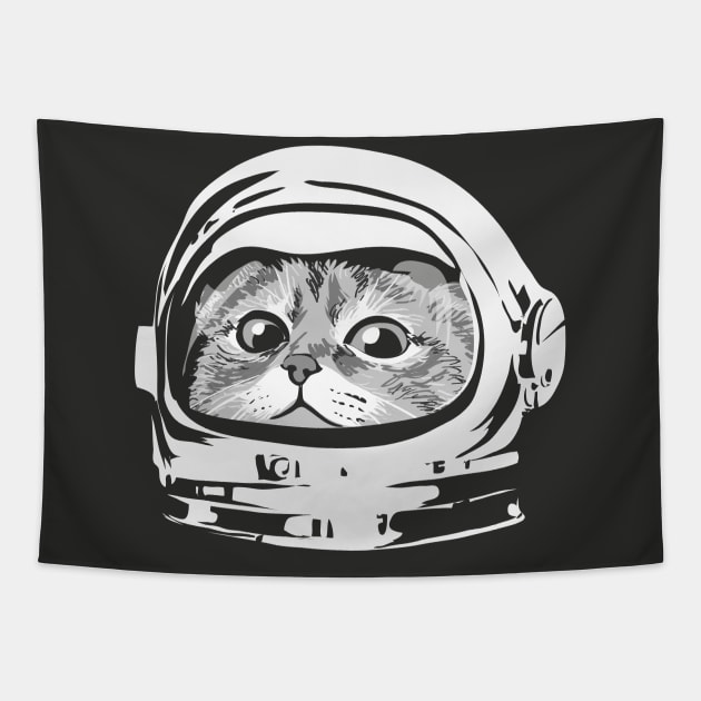 Space Cat Tapestry by machmigo