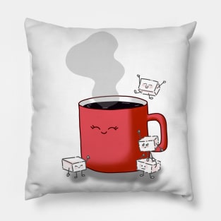 Happy cup of coffee Pillow