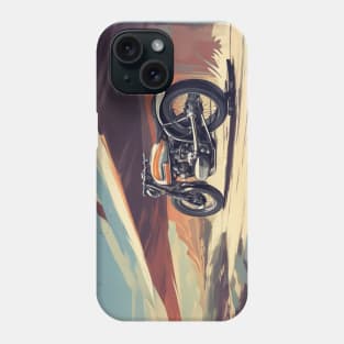 Vintage Cafe racer 50s vibe motorcycle Phone Case