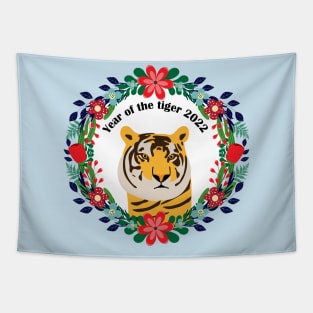 Year of the tiger 2022 - flowers Tapestry