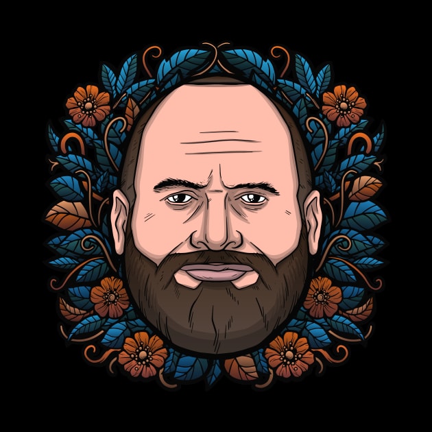 Tom Segura (Flowered) by Baddest Shirt Co.