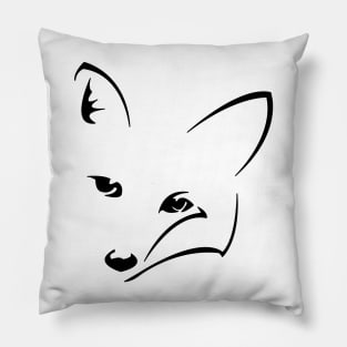 Friendly Fox Face Pillow