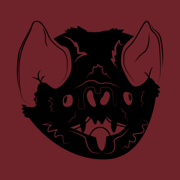 Bat, Adorable Nightmare Puppy of the Sky - Halloween Nature Design by sadsquatch