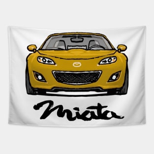 Mazda Mx5 Miata NC2 Yellow Tapestry