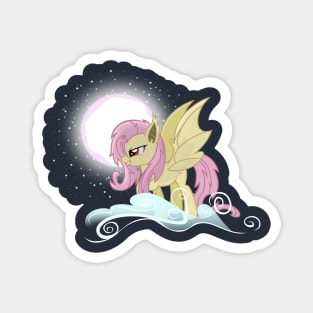 Fluttershy - Flutterbat moon Magnet