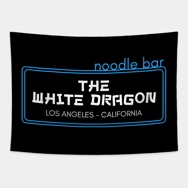 White Dragon Noodle Bar Tapestry by deanbeckton