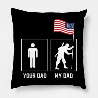 Army Is My Dad Pillow