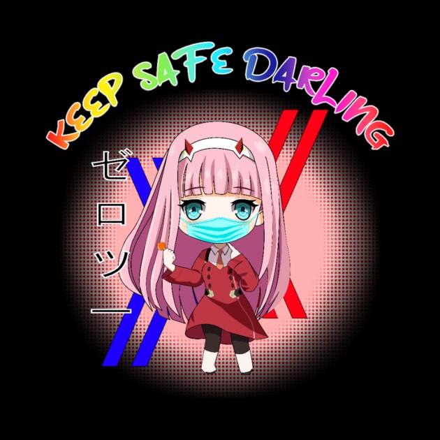 Keep safe darling, zero two chibi by KM Design