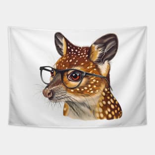 Spotty Genius: The Quoll with Specs Appeal! Tapestry