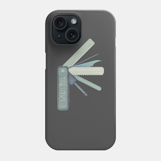 The Post Apocalyptic series: Multi-Tool Phone Case by Sybille