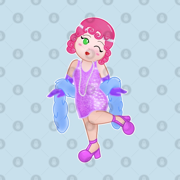 Kawaii Flapper Girl by Nirelle