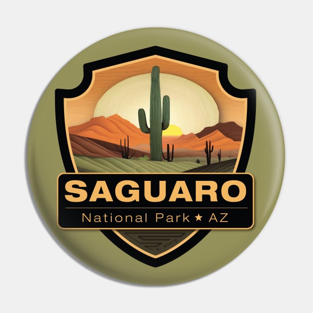 Saguaro National Park Pin by Curious World