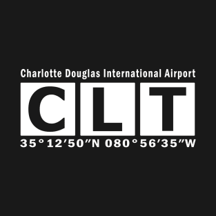 CLT Airport, Charlotte Douglas International Airport T-Shirt