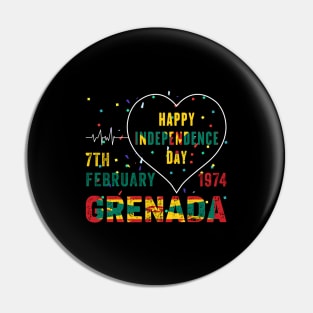 Grenada 50th Independence Day Grenadian Pride Grenada Flag Pin