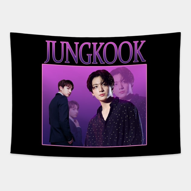 Jungkook- bts retro vintage Tapestry by chidees