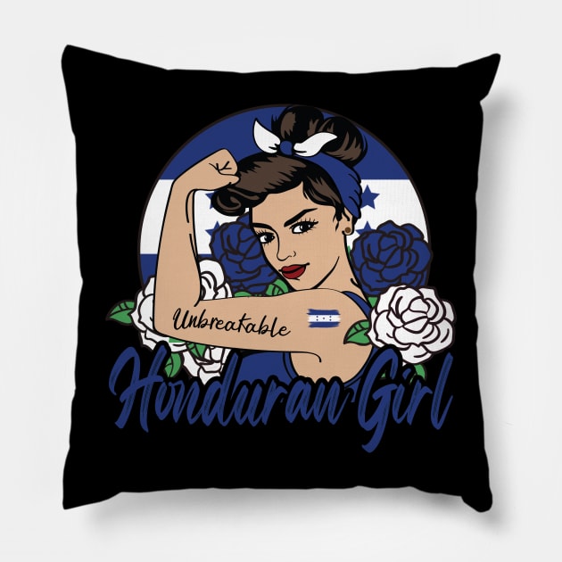 Honduran Girl Pillow by JayD World