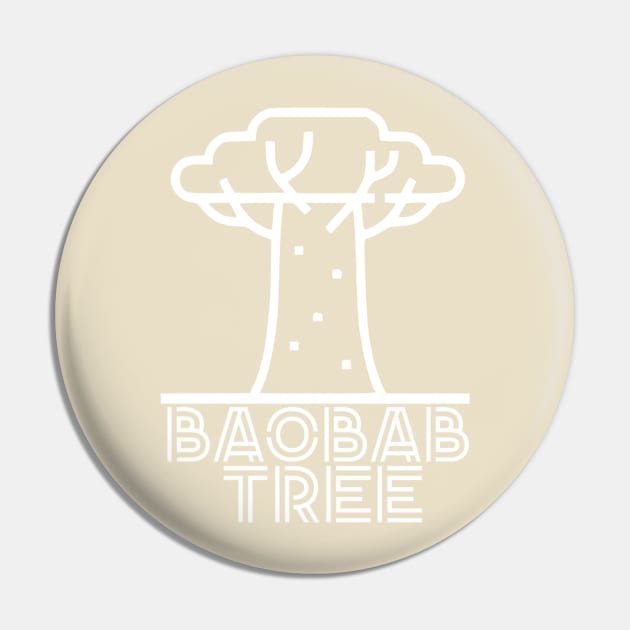 Baobab Tree Pin by Crafty Walkers Shop