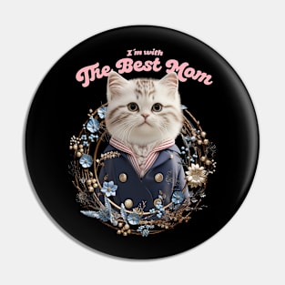 Best Cat Mom 1 Pin