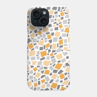 Broken Tiles Mosaic Pattern Chrome Yellow Color Background GC-120-7 Phone Case