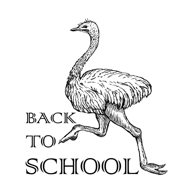 Allegedly Ostrich Bird Back To School by Nassif