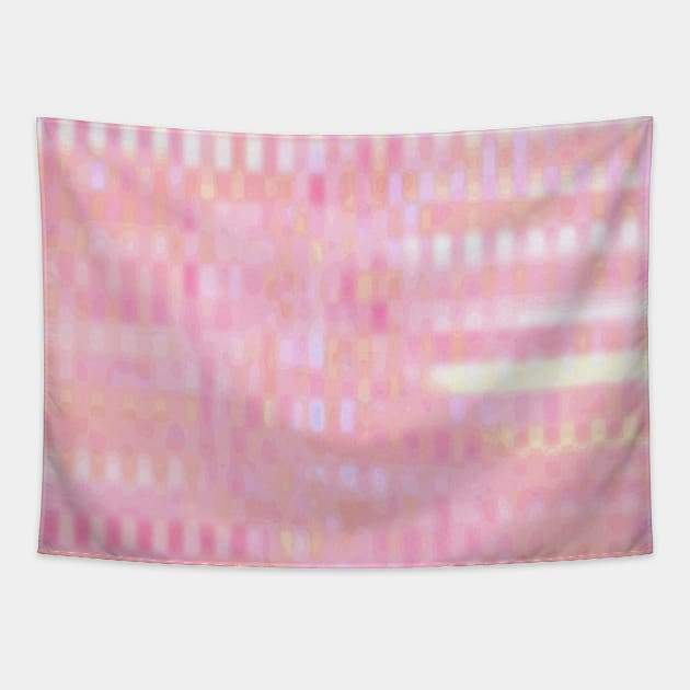 Abstract Pale Pink Tapestry by Sandra Keller