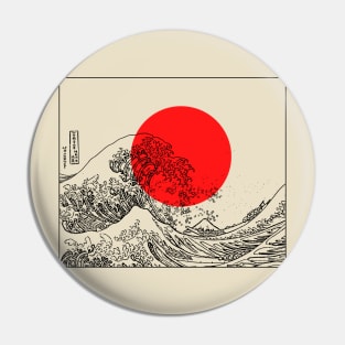 Japanese Wave Pin