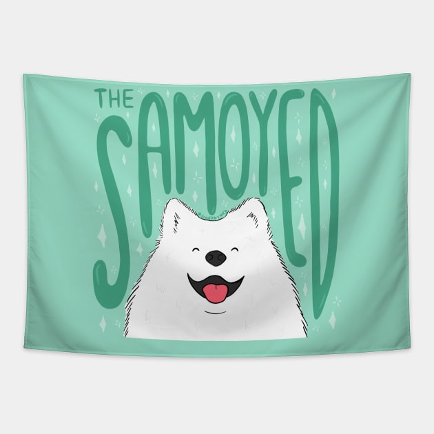 The Samoyed Tapestry by Doodle by Meg