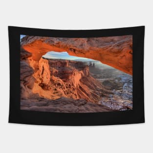 Mesa Arch Winter Sunrise Tapestry