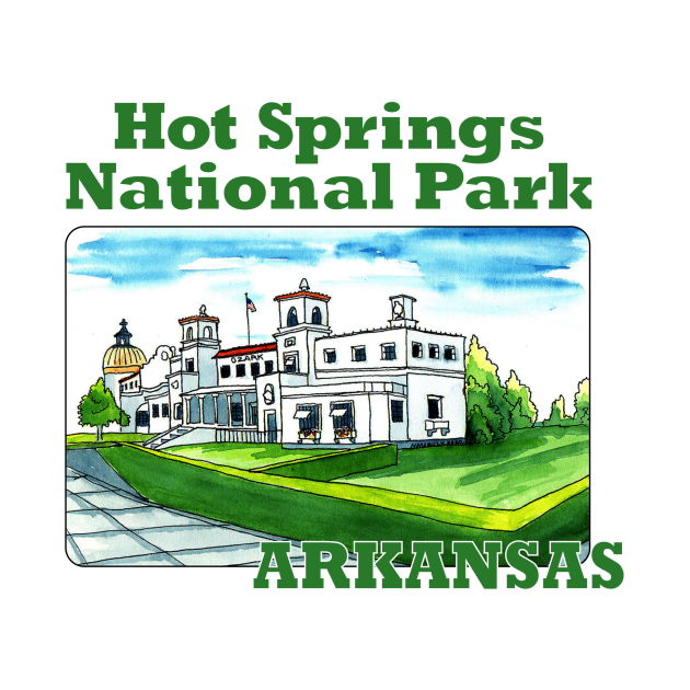 Discover Hot Springs National Park, Arkansas - Hot Springs National Park - T-Shirt