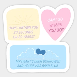 Taylor Swift Lover Bundle  9 Stickers – Birch Studios