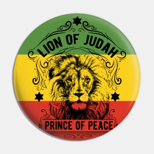 Lion of Judah Prince of Peace Pin