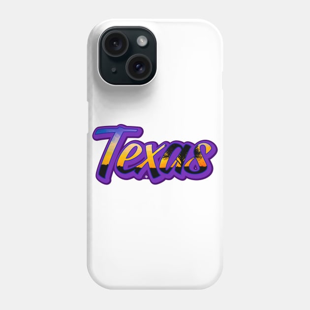 Texas Sunset Phone Case by CamcoGraphics