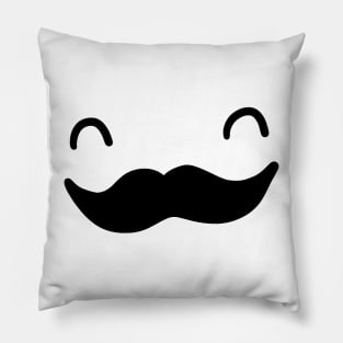 Moustache face Pillow