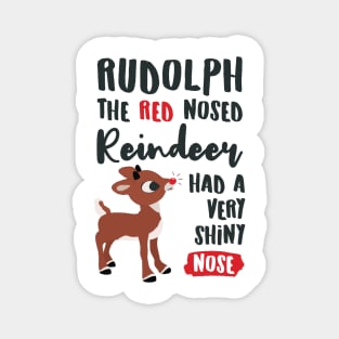 Rudolph the Red Nosed Reindeer © GraphicLoveShop Magnet