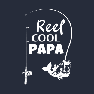 Reel Cool Papa Fisherman Father Fishing Lover T-Shirt