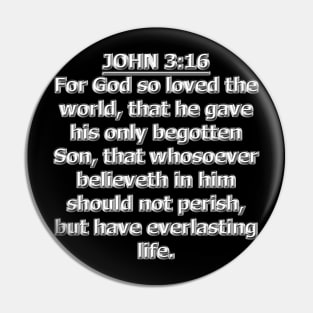 Bible Verse John 3:16 Pin