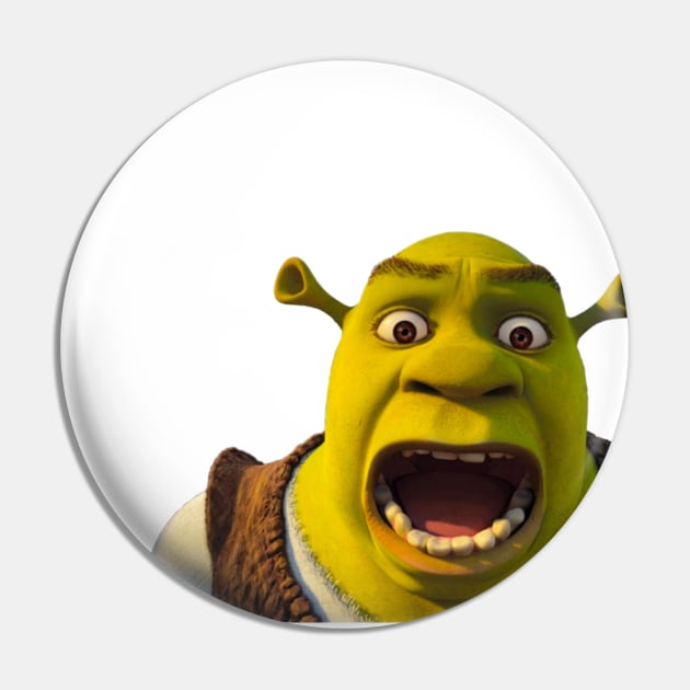 Cara Shrek Meme Stickers for Sale