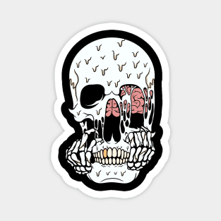 Broken skull Magnet