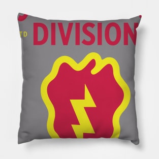 25th Infantry Division United States Military Pillow