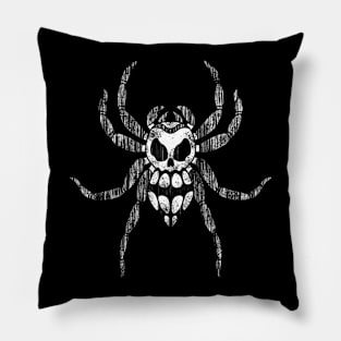 Skull Spider Pillow