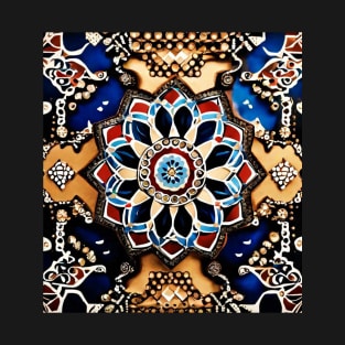 Ajrak Design 2 T-Shirt