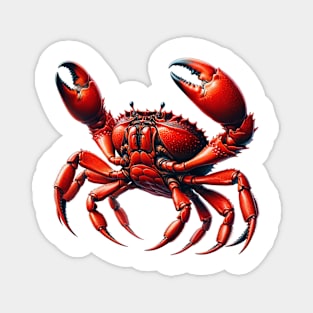 Christmas Island crab - natural history art Magnet