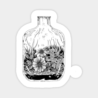 Garden In Bottle Magnet